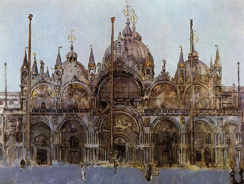 Walter Sickert St Mark's Cathedral, Venice